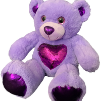 8" Glitz Purple Bear Kit | Bear World.