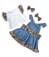 
              Denim Cheetah Dress | Bear World.
            