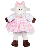 
              Plaid Pinafore W/ Headband | Bear World.
            