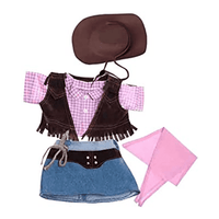 Cowgirl W/ Cowgirl Hat Outfit | Bear World.