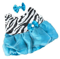 
              Turquoise Zebra Dress Love Bear Gift Set | Bear World.
            