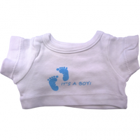 Its A Boy T-Shirt Footprint | Bear World.