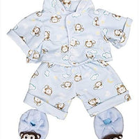 Blue Monkey Jammies W/ Slippers | Bear World.