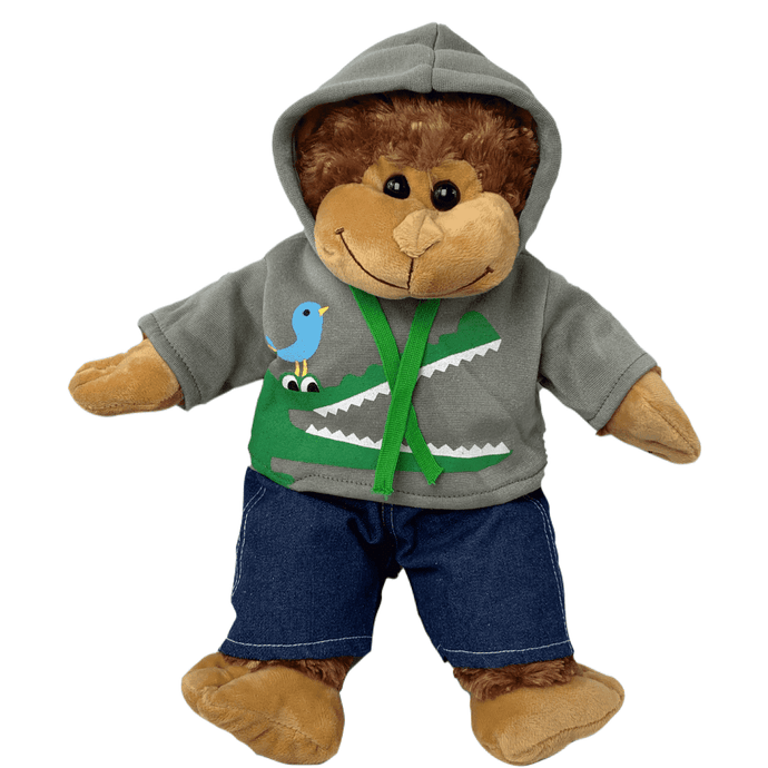 Crocodile Hoodie w/Pants Monkey Gift Set | Bear World.