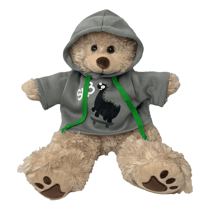 Dino Skater Hoodie Brown Bear Gift Set | Bear World.