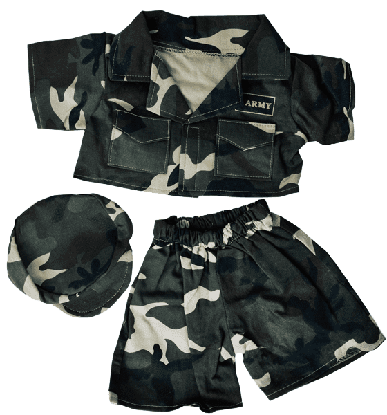 Army Green Outfit W/ Cap | Bear World.