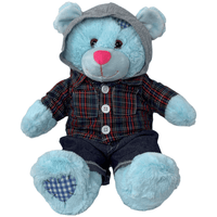 
              Skater Hoodie w/Denim Pants Blue Bear Gift Set | Bear World.
            