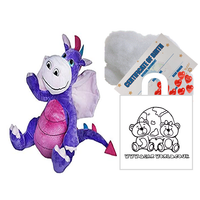 Jewel Purple & Pink Dragon Bear Kit | Bear World.