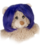 
              Short Bob Purple Wig | Bear World.
            