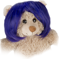Short Bob Purple Wig | Bear World.