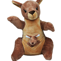 Kangaroo w/ Baby Bear Kit | Bear World.