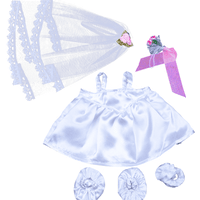 8" Bride W/ Veil & Bouquet | Bear World.