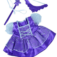 Purple Fairy Dress w/Tiara & Wand Gift Set | Bear World.