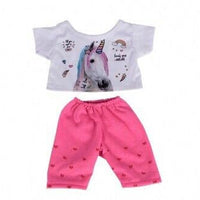 Glitter Unicorn Shirt W/ Pants | Bear World.